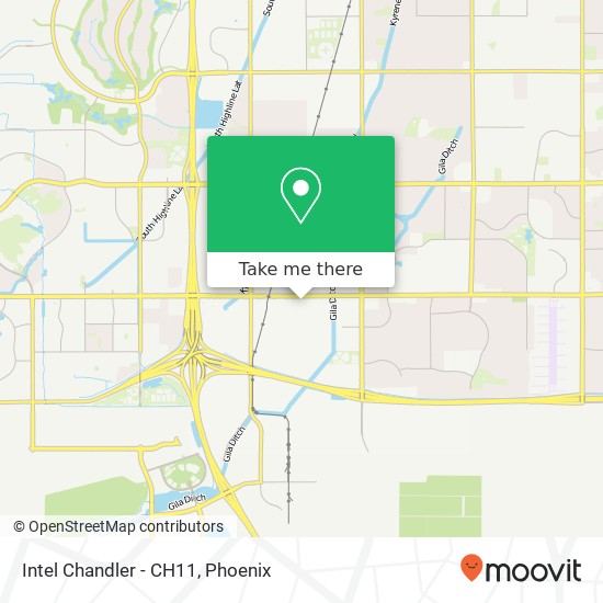 Mapa de Intel Chandler - CH11