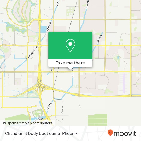 Chandler fit body boot camp map