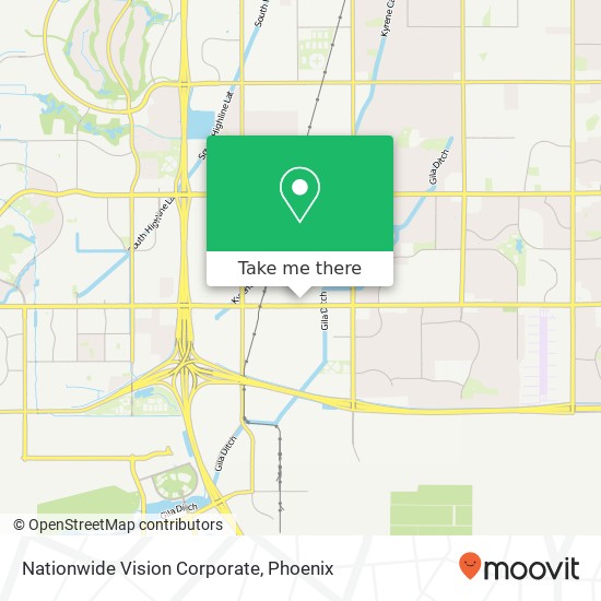 Nationwide Vision Corporate map