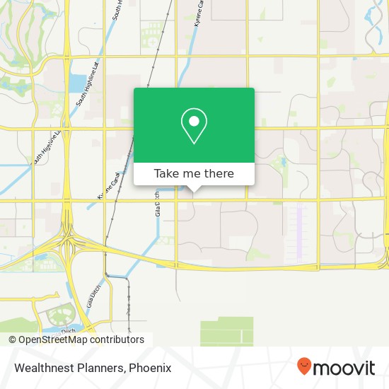 Wealthnest Planners map