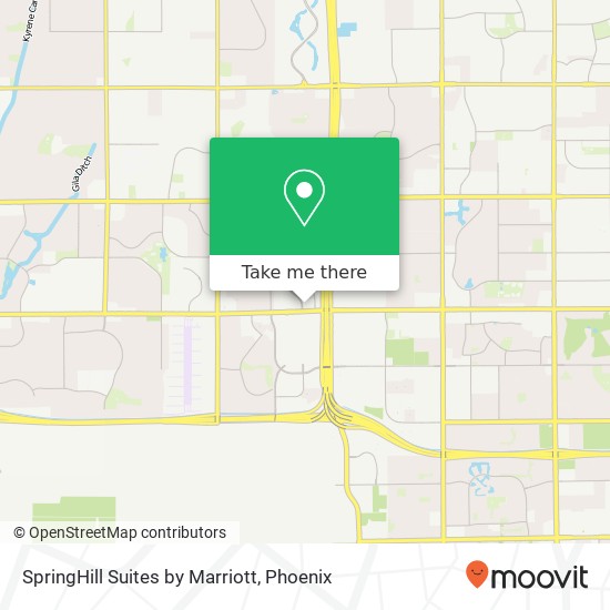Mapa de SpringHill Suites by Marriott