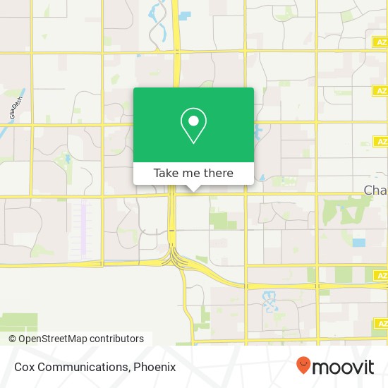 Cox Communications map