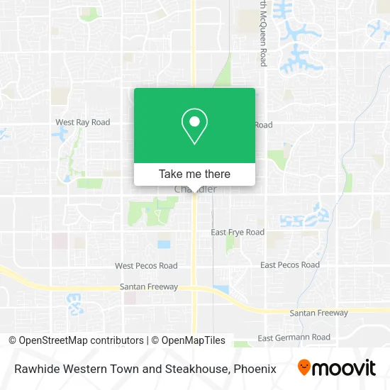 Rawhide Western Town and Steakhouse map