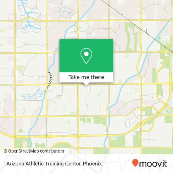 Mapa de Arizona Athletic Training Center