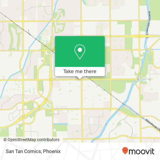 San Tan Comics map