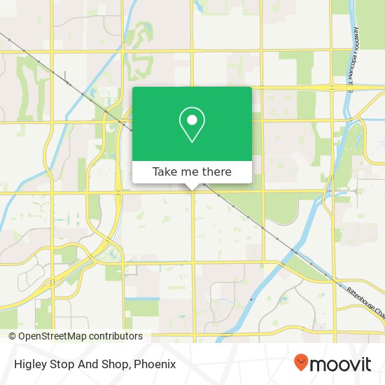 Higley Stop And Shop map