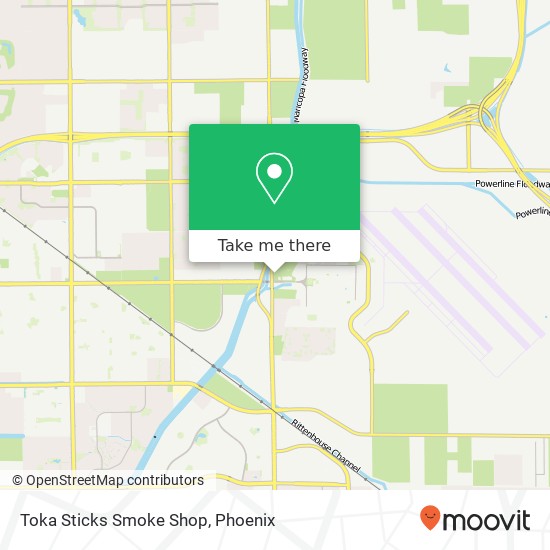 Mapa de Toka Sticks Smoke Shop