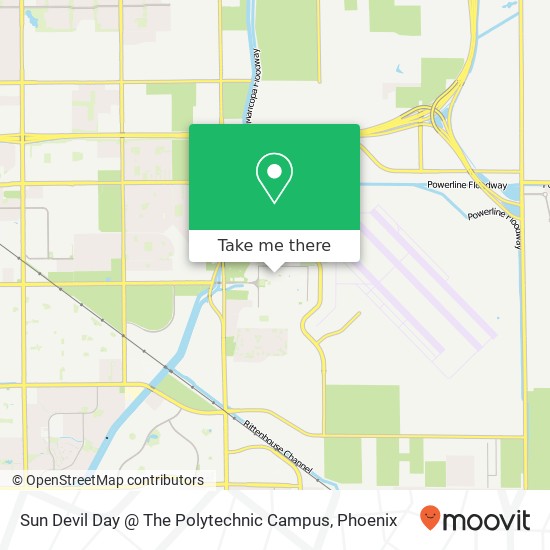 Sun Devil Day @ The Polytechnic Campus map