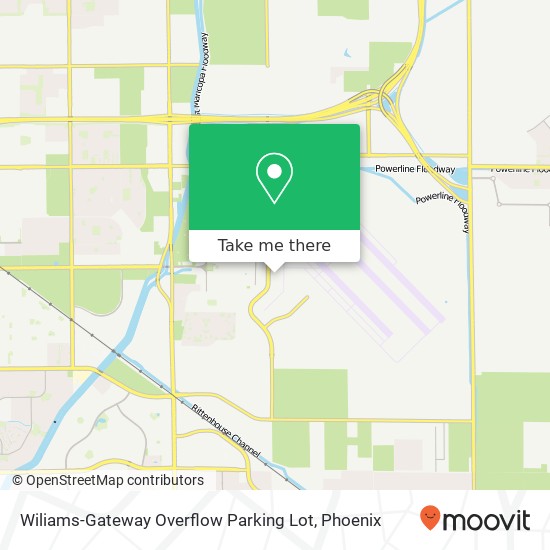 Mapa de Wiliams-Gateway Overflow Parking Lot