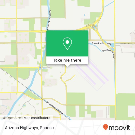 Arizona Highways map