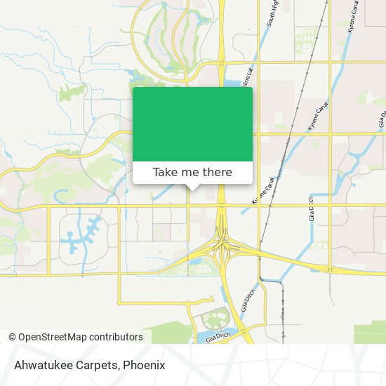 Ahwatukee Carpets map