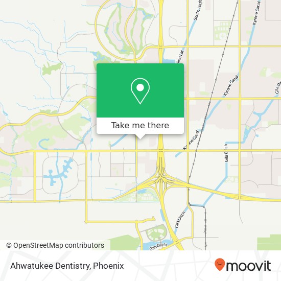 Mapa de Ahwatukee Dentistry