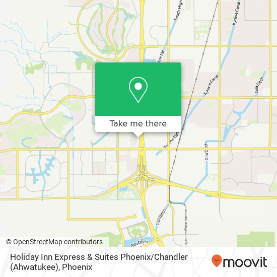 Mapa de Holiday Inn Express & Suites Phoenix / Chandler (Ahwatukee)