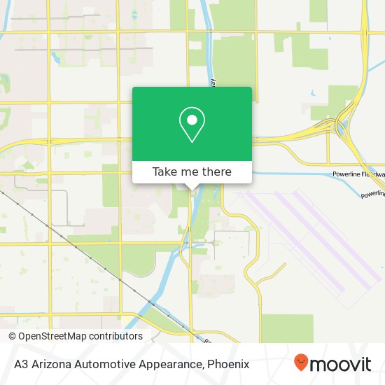 Mapa de A3 Arizona Automotive Appearance