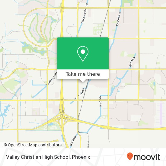 Mapa de Valley Christian High School