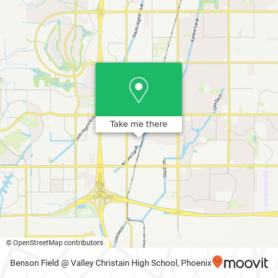 Mapa de Benson Field @ Valley Christain High School