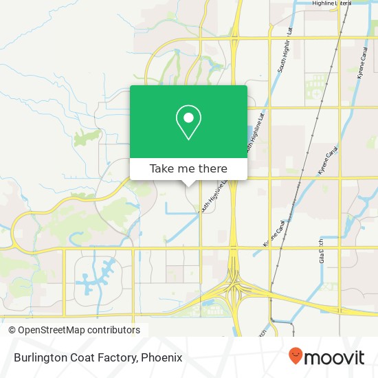 Mapa de Burlington Coat Factory