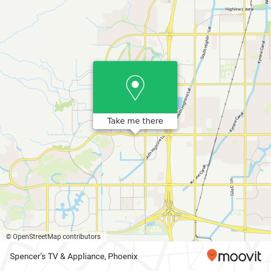 Mapa de Spencer's TV & Appliance