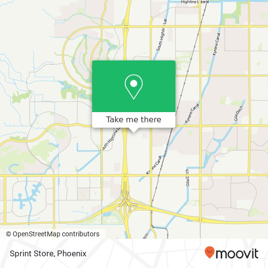 Mapa de Sprint Store