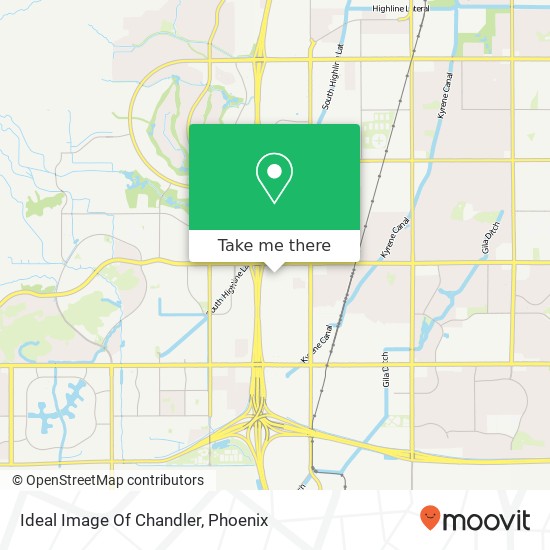 Mapa de Ideal Image Of Chandler