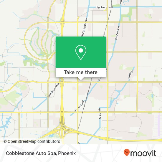 Cobblestone Auto Spa map