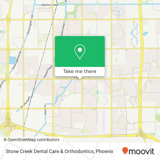 Stone Creek Dental Care & Orthodontics map