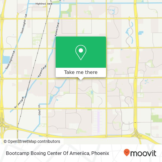 Mapa de Bootcamp Boxing Center Of Ameriica