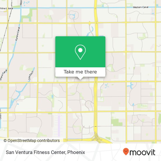 San Ventura Fitness Center map