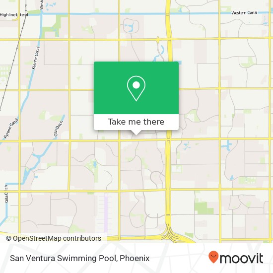 San Ventura Swimming Pool map