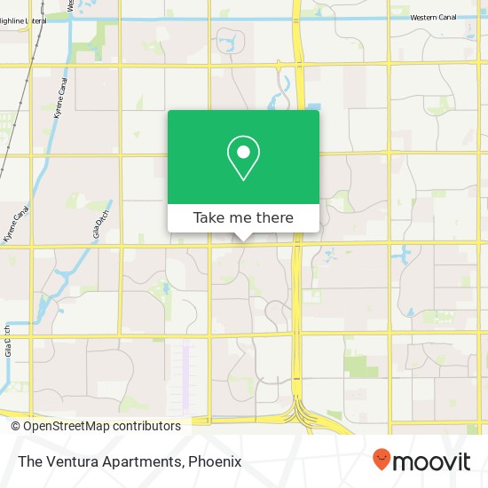 The Ventura Apartments map
