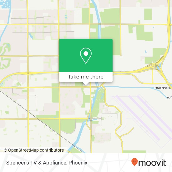 Spencer's TV & Appliance map