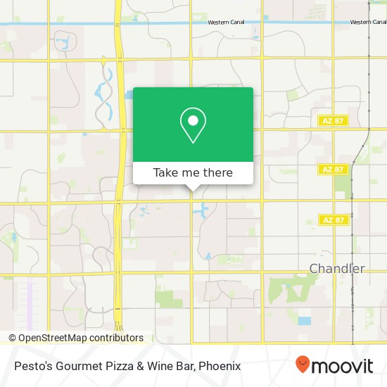 Pesto's Gourmet Pizza & Wine Bar map