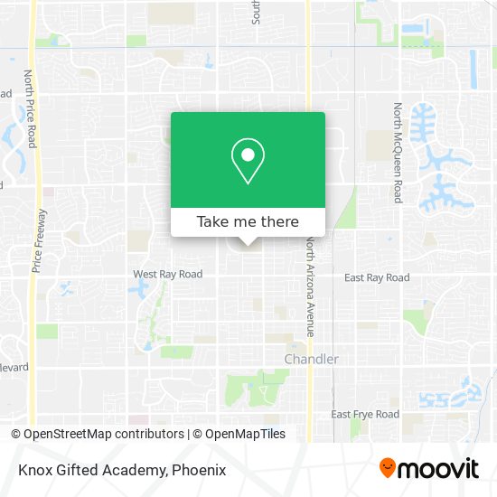 Knox Gifted Academy map