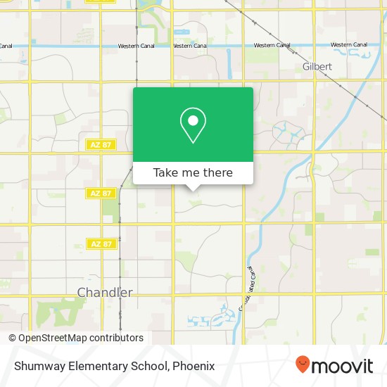 Shumway Elementary School map