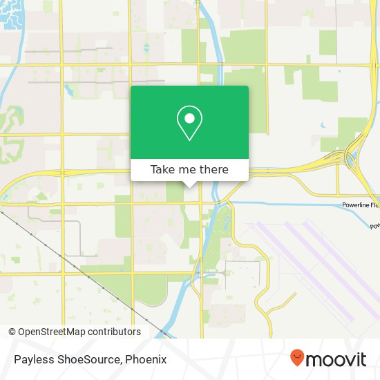 Mapa de Payless ShoeSource