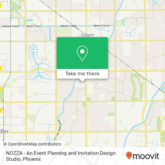 NOZZA - An Event Planning and Invitation Design Studio map