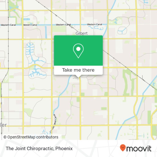 The Joint Chiropractic map