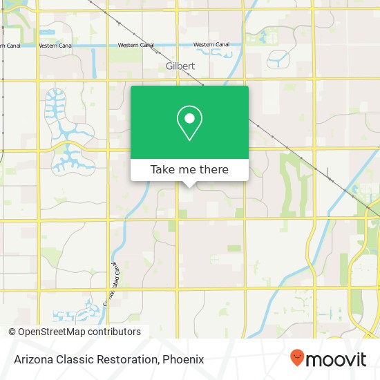 Arizona Classic Restoration map