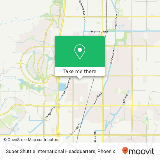 Mapa de Super Shuttle International Headquarters