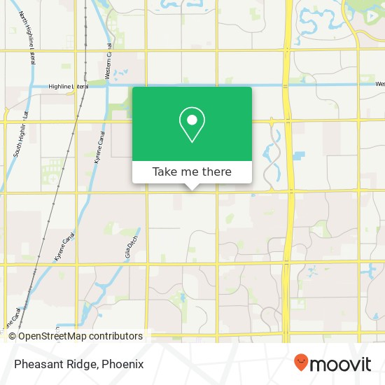 Pheasant Ridge map