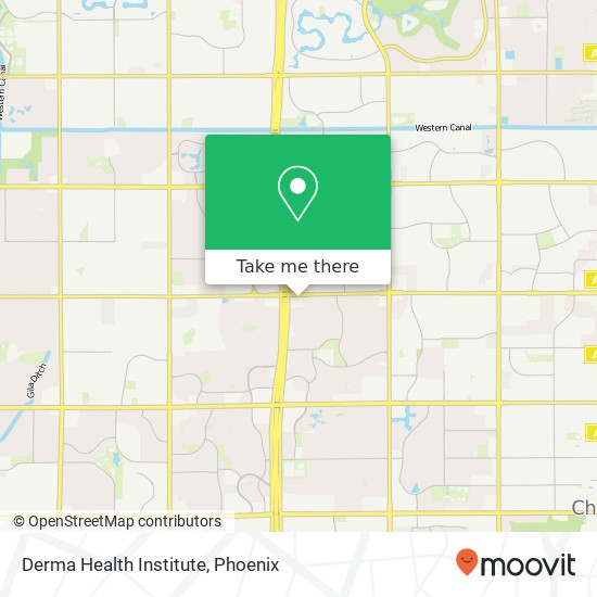 Mapa de Derma Health Institute