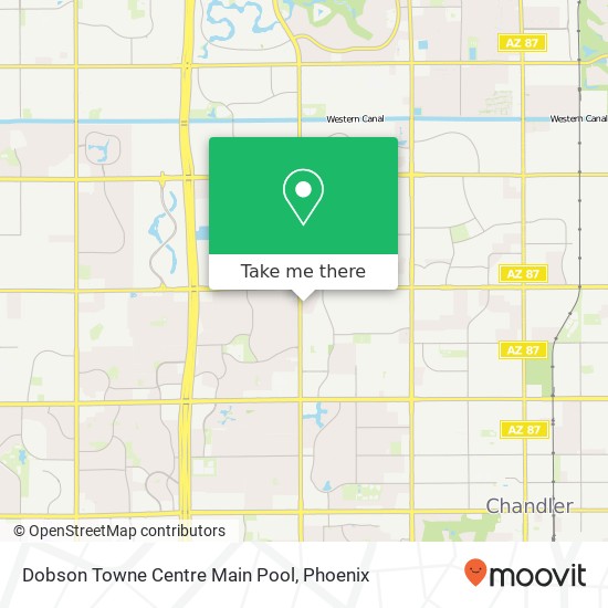 Dobson Towne Centre Main Pool map