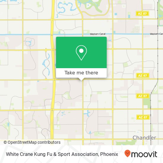 White Crane Kung Fu & Sport Association map