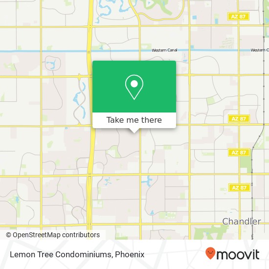 Lemon Tree Condominiums map