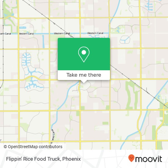 Flippin' Rice Food Truck map