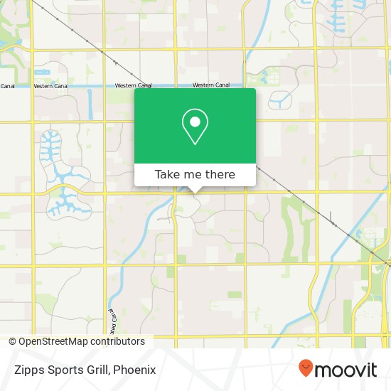 Mapa de Zipps Sports Grill