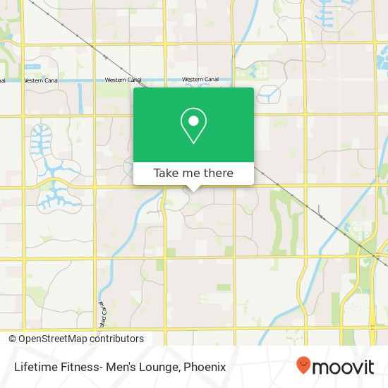 Mapa de Lifetime Fitness- Men's Lounge