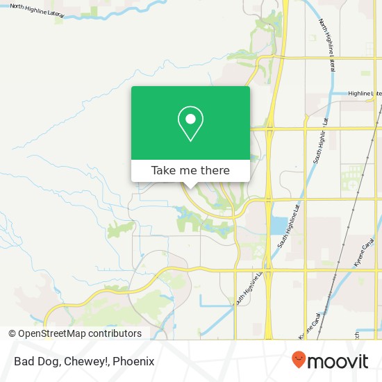 Bad Dog, Chewey! map