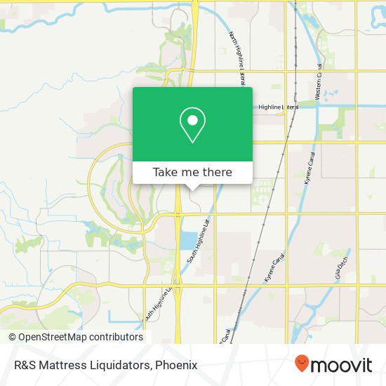 R&S Mattress Liquidators map