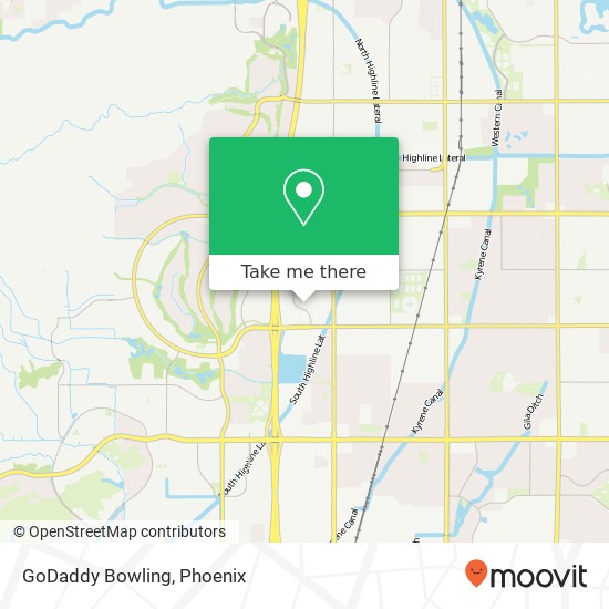Mapa de GoDaddy Bowling